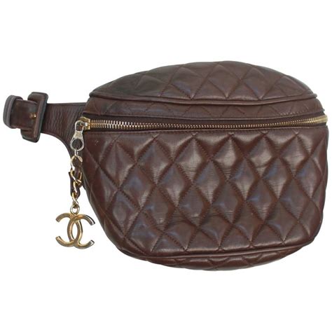 chanel vintage quilted fanny pack